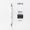AndStal Metallic Black Color Marker 12pcs / Box Paint Marker Marker Pen pour les fournitures scolaires
